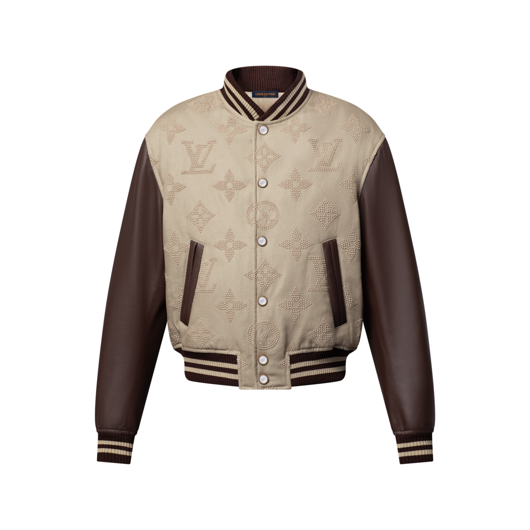 Monogram Embroidered Varsity Blouson - High-End Ready-to-Wear
